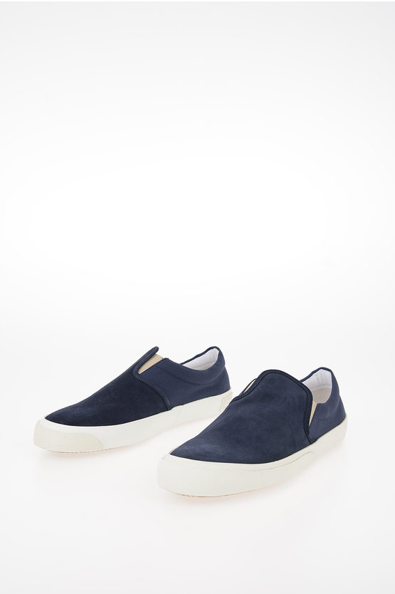 Maison Margiela MM22 Suede Leather Two-Tone HURRICANE Slip On