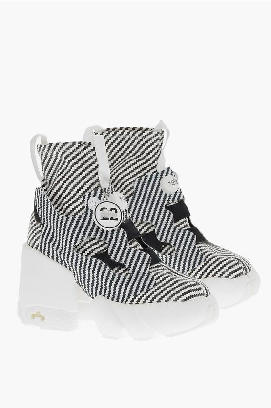 Shop Maison Margiela Mm22 X Reebok Pull On Tabi Booties With Inflatable Detail 10