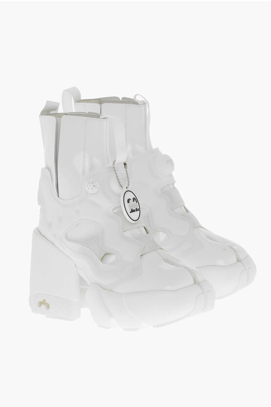 Shop Maison Margiela Mm22 X Reebok Pull On Tabi Booties With Inflatable Detail 10