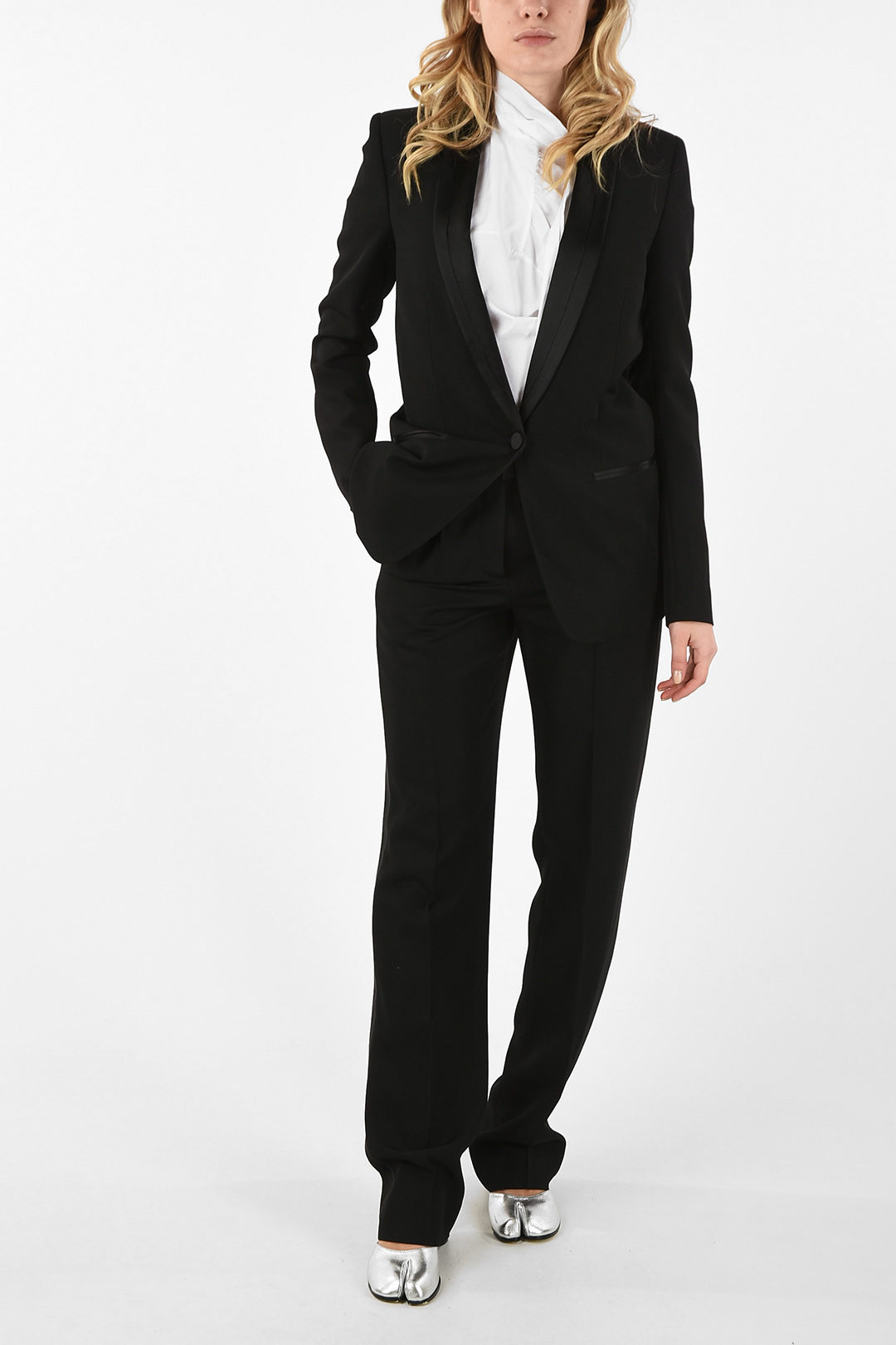 Maison Margiela MM4 1 Button Tuxedo Jacket women - Glamood