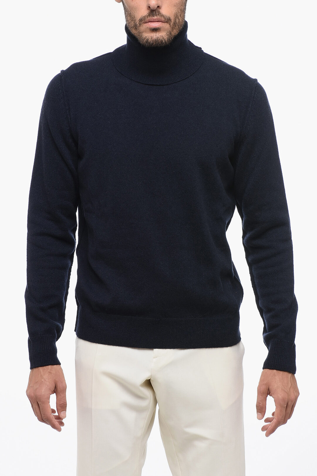 【送料&関税込】Maison Margiela Cashmere Turtleneck Sweater Maison Margiela MM4 Cashmere Turtleneck Sweater with Visible
