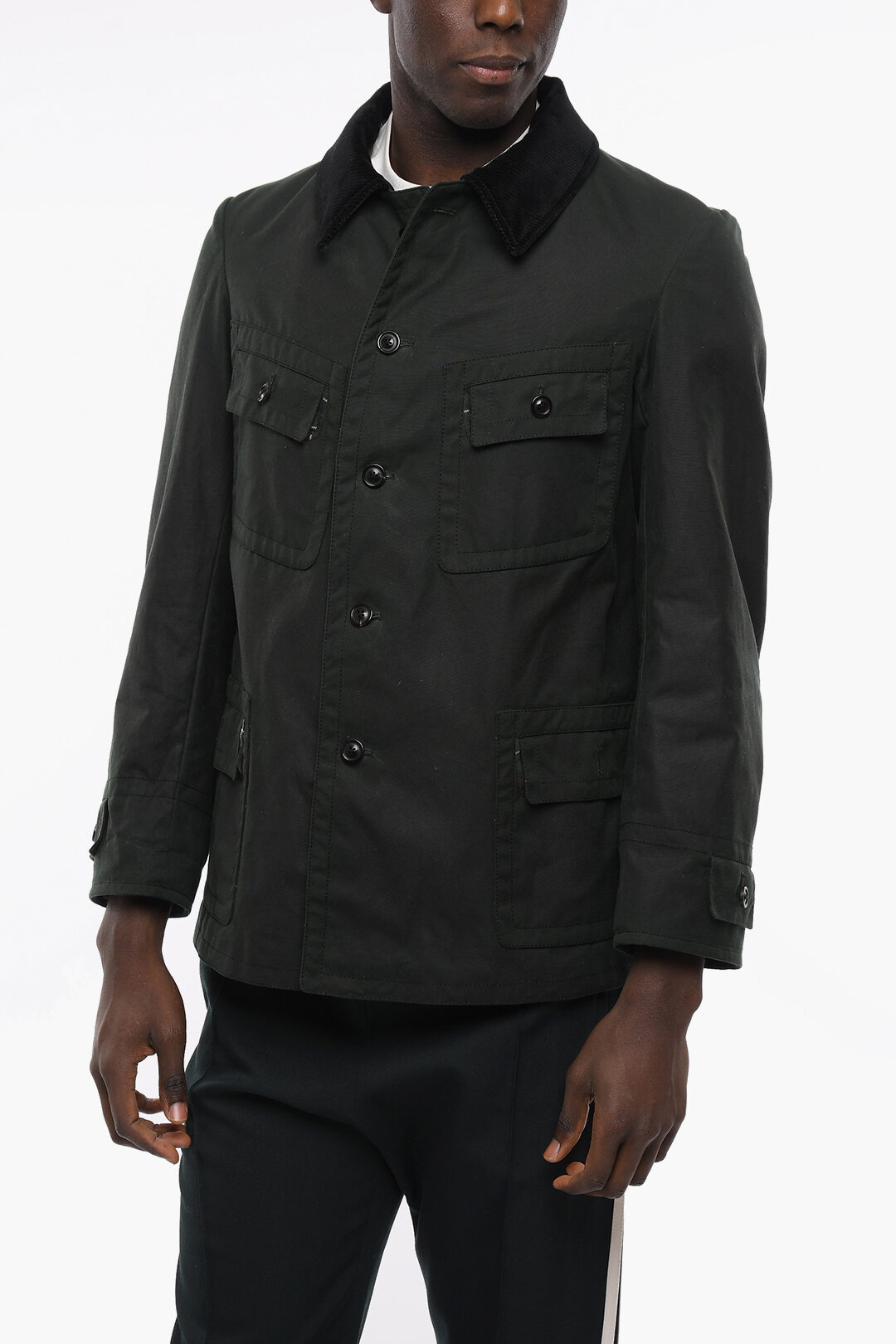 Maison Margiela MM4 Corduroy Collar Cotton Jacket men - Glamood Outlet