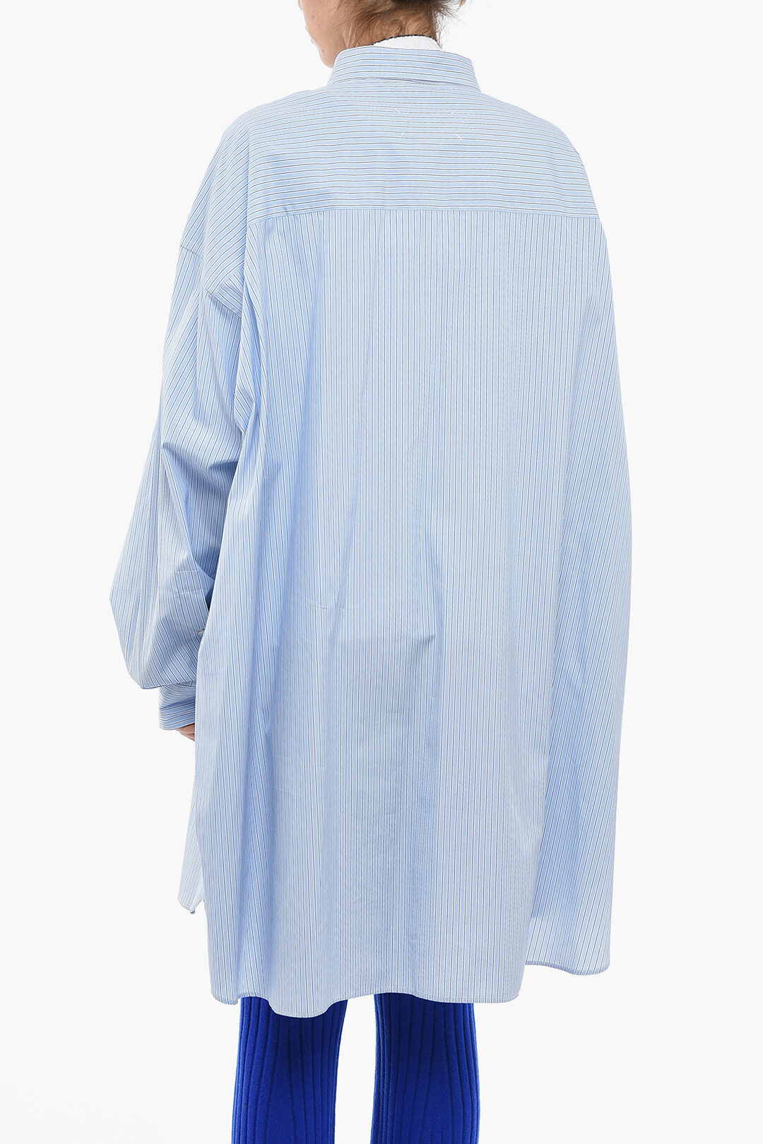 Maison margiela discount oversized striped shirt