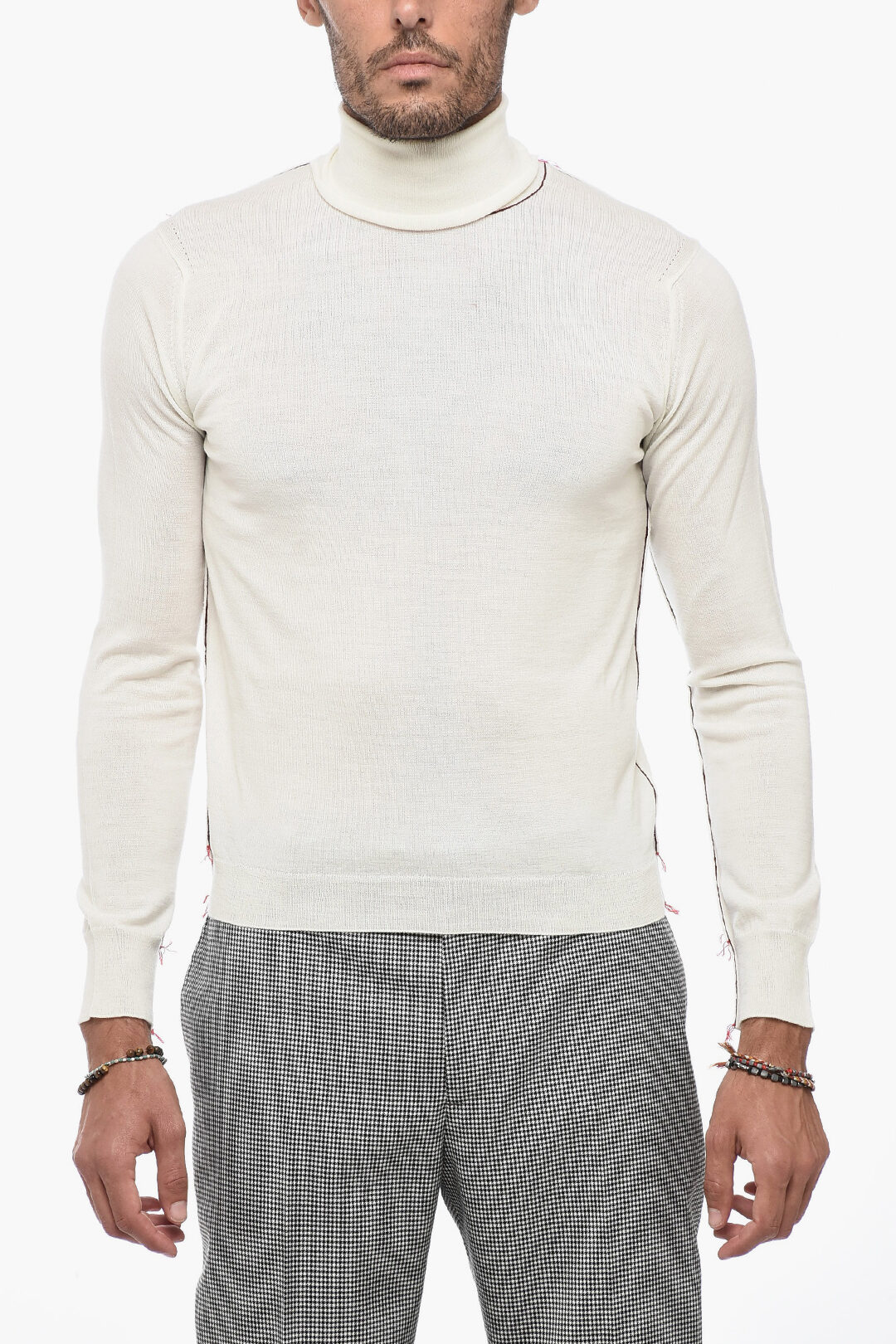 Maison Margiela Striped Turtleneck Sweater women - Glamood