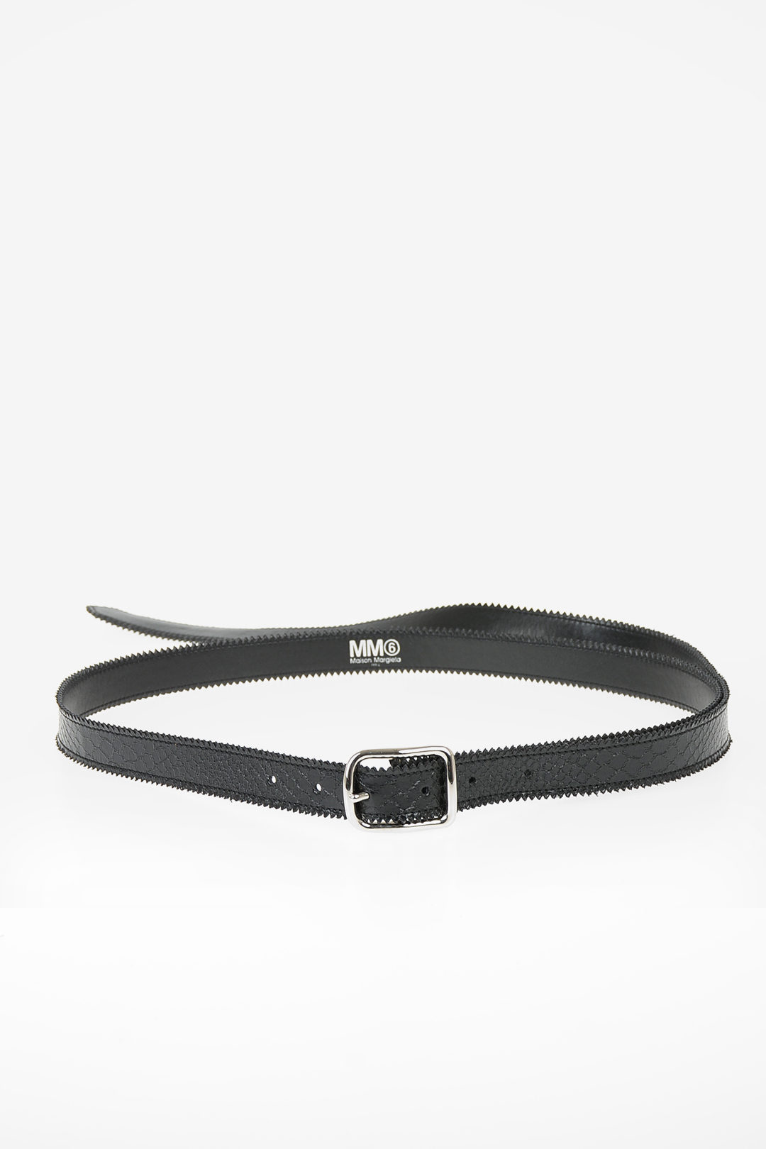 Maison Margiela MM6 25mm Faux Leather Snake Printed Belt