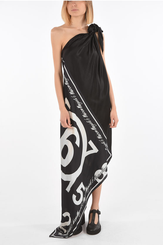 Maison Margiela MM6 All Over Printed Lettering Modular Maxi