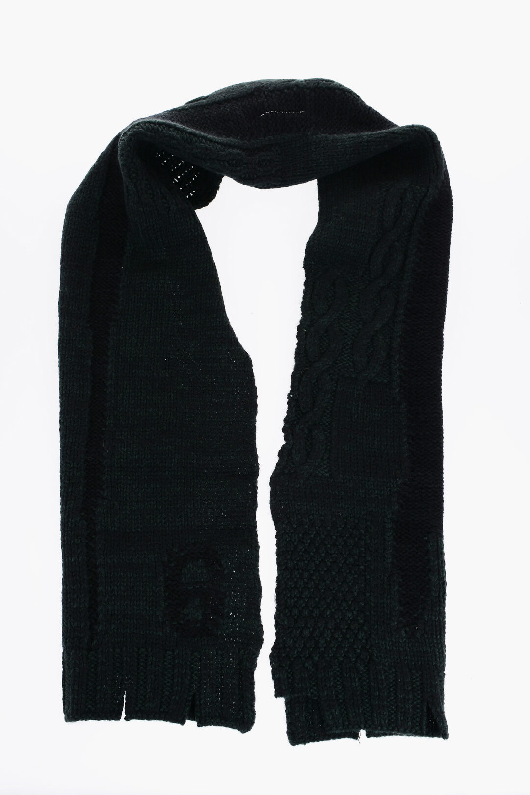 Maison Margiela MM6 Braided Wool Blend Scarf women - Glamood