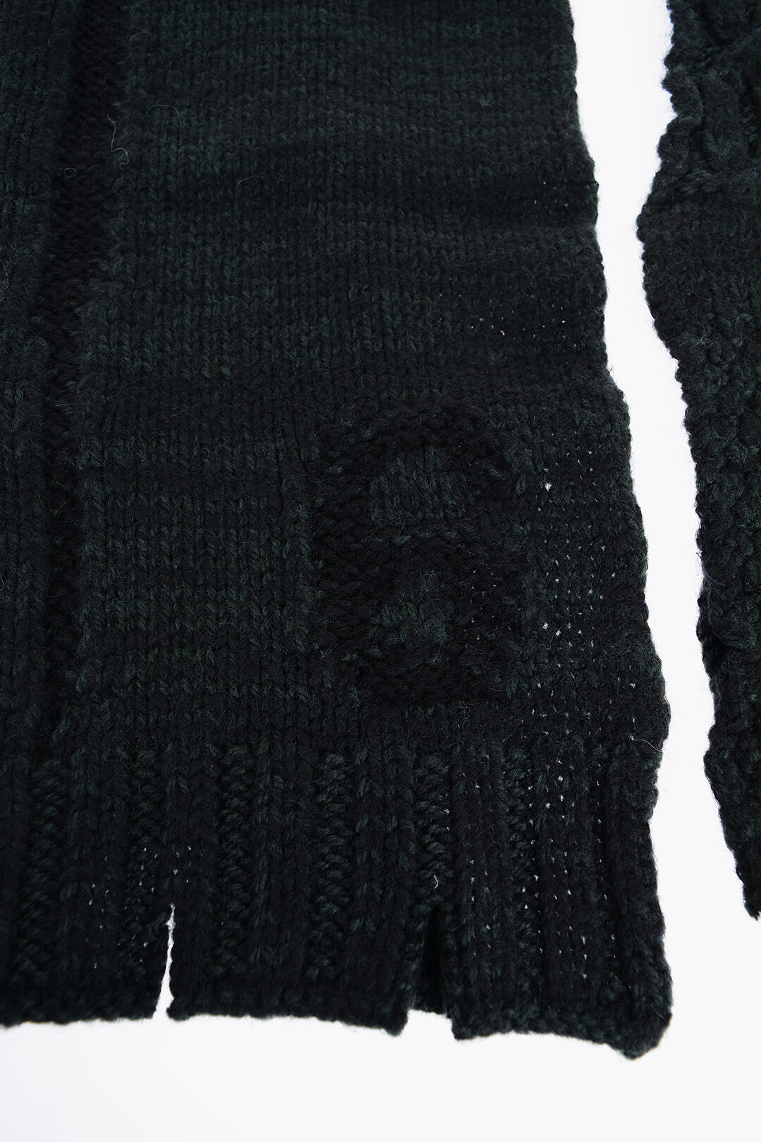 Maison Margiela MM6 Braided Wool Blend Scarf women - Glamood