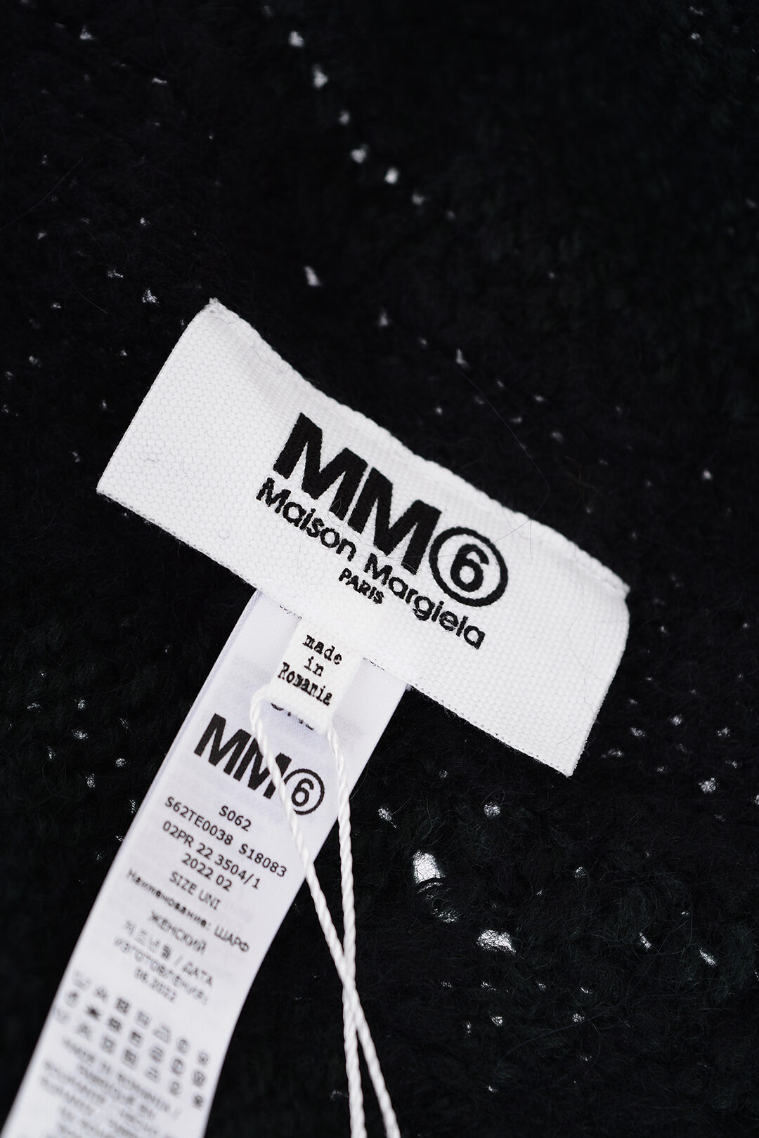 MM6 ニッティングウール スカーフ MM6 Maison Margiela - Women Wool Scarf – Atelier New York