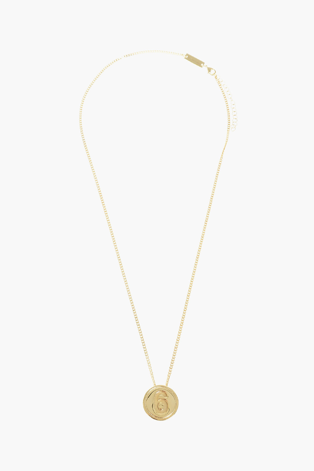 Maison Margiela MM6 Brass Necklace with Pendant women - Glamood Outlet