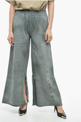 Maison Margiela MM0 High Waist Silk Single Pleats Capri Pants women -  Glamood Outlet