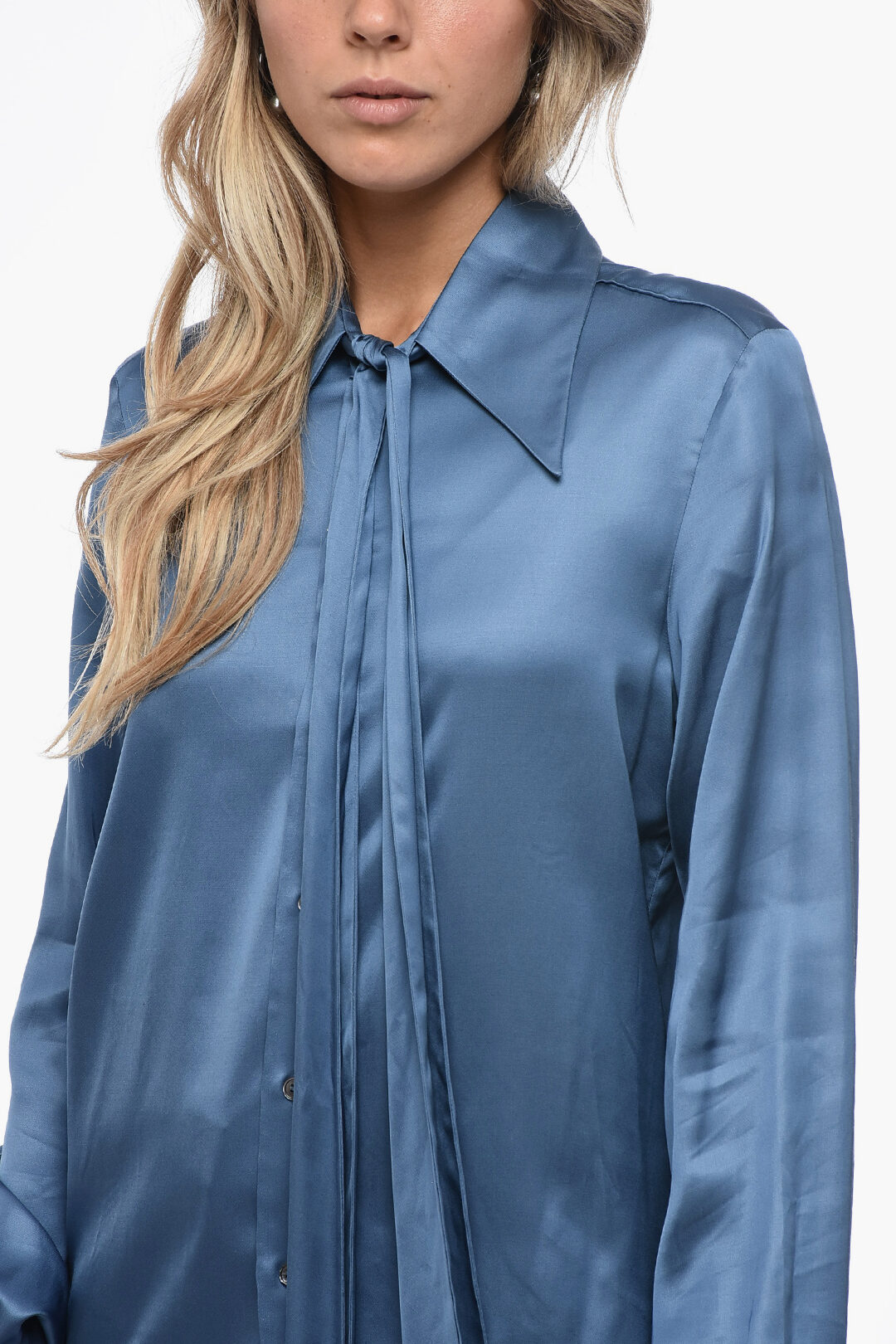 Fiocco Camicie Da Donna Lunghe Maison Margiela MM6 Camicia A