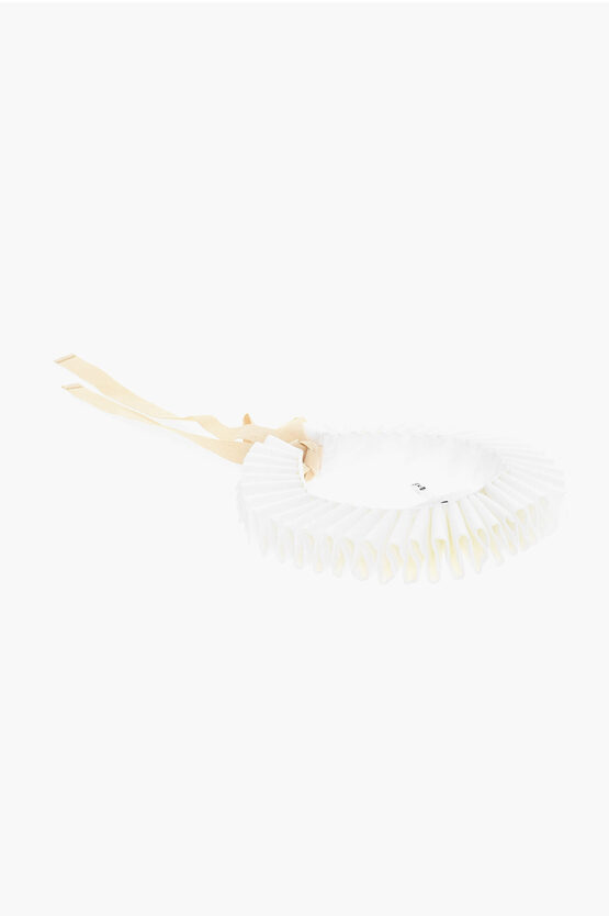 MM6 Colletto Arricciato in Cotone