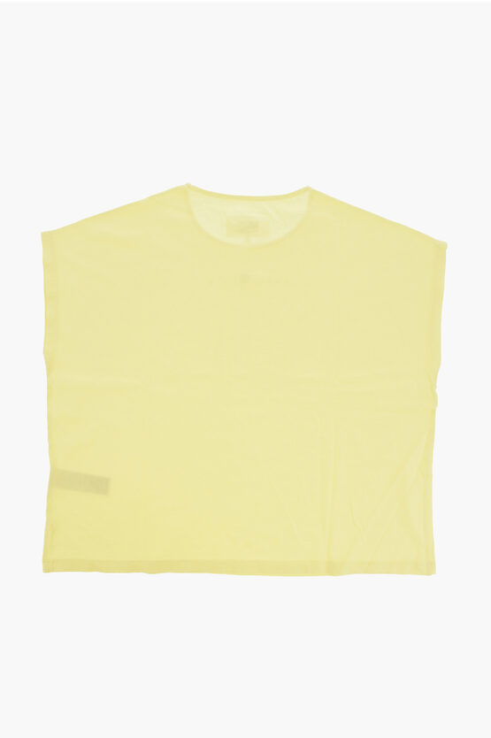 MM6 Copricostume Girocollo in Cotone Leggero