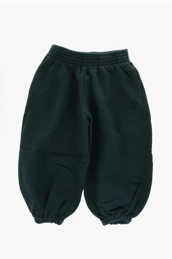 Maison Margiela Mm6 Cotton Joggers With Drawstring Waist