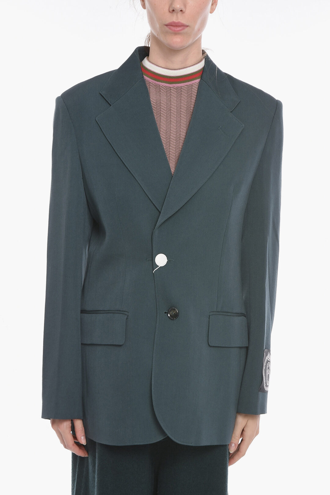 MM6 Double-breasted CAPULET Wool Blend Blazer