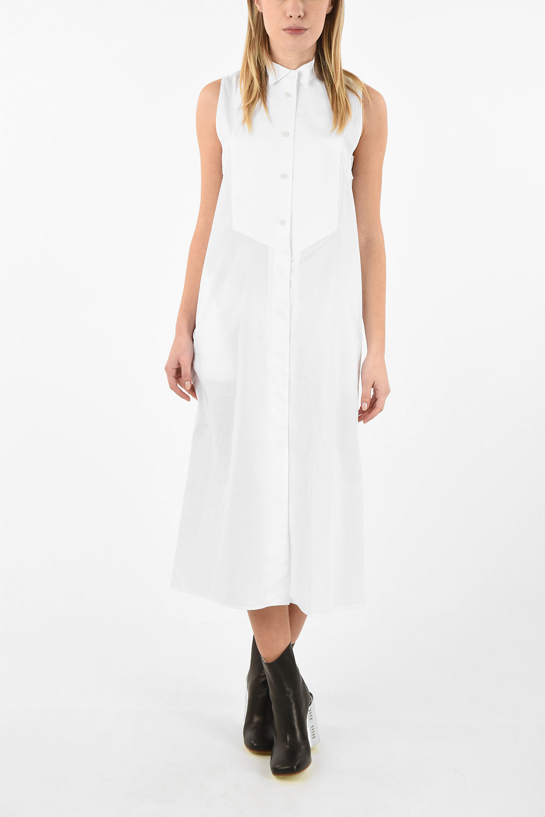 Maison Margiela MM6 Front Button Maxi Tent Dress women