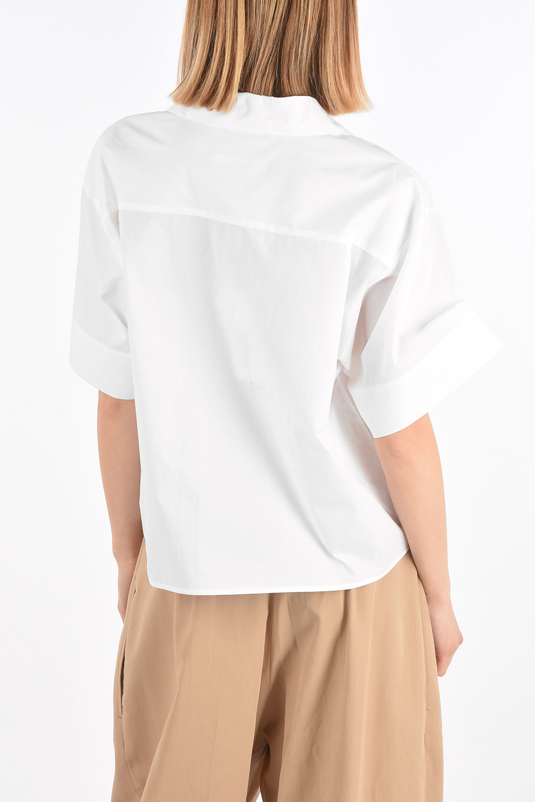 Maison Margiela MM6 Hidden Closure Notched Collar Shirt
