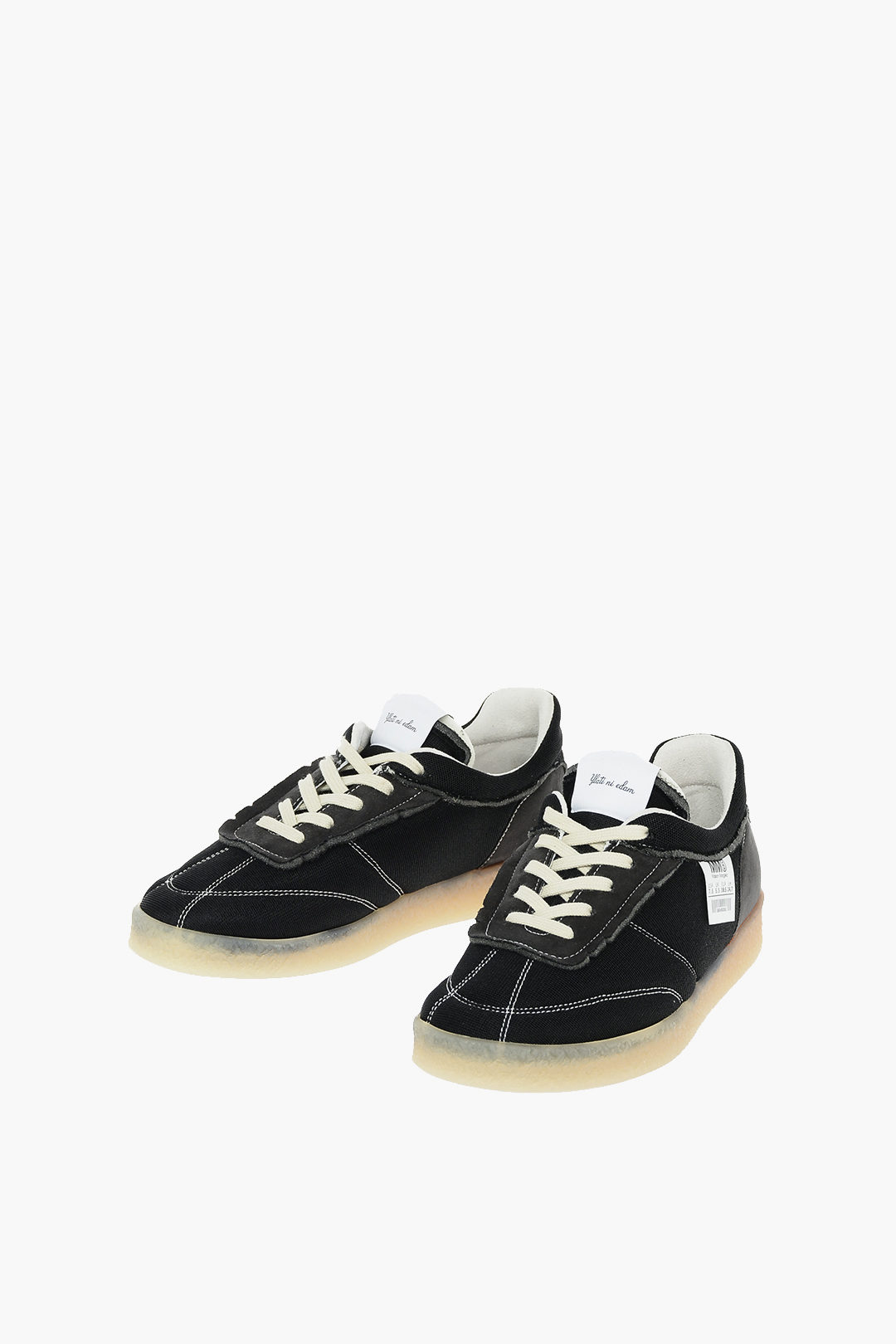 Maison Margiela MM6 Leather and Textile COURT INSIDE OUT Sneakers women ...