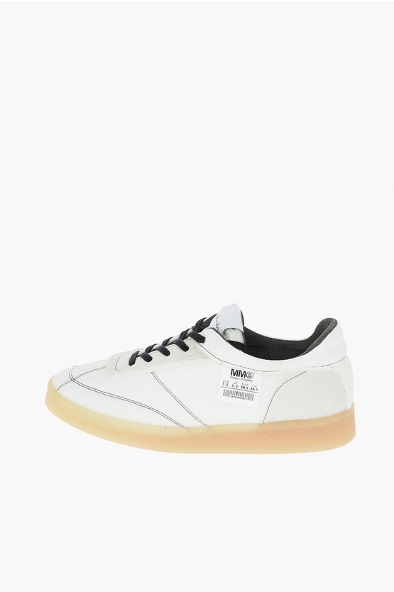 新品 Maison Margiela Inside Out キャンバススニーカー Buy Maison Margiela men beige inside-out canvas sneakers for $483