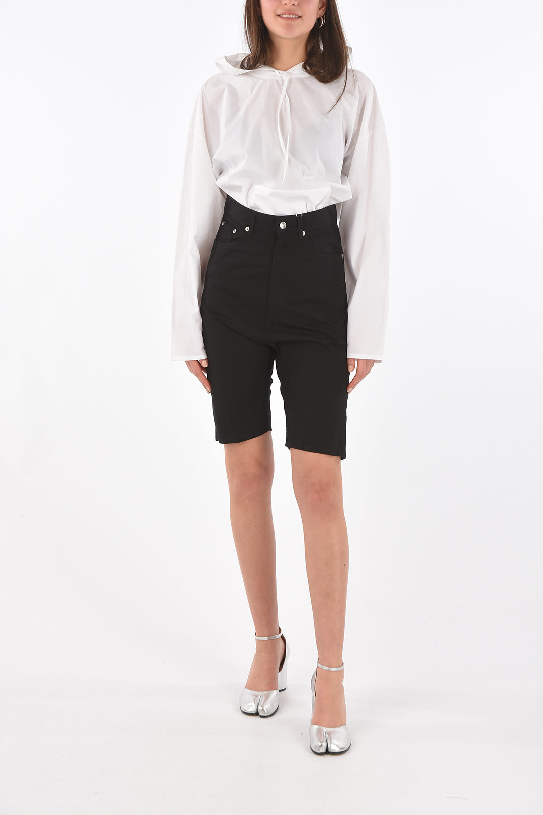 low waist bermuda shorts