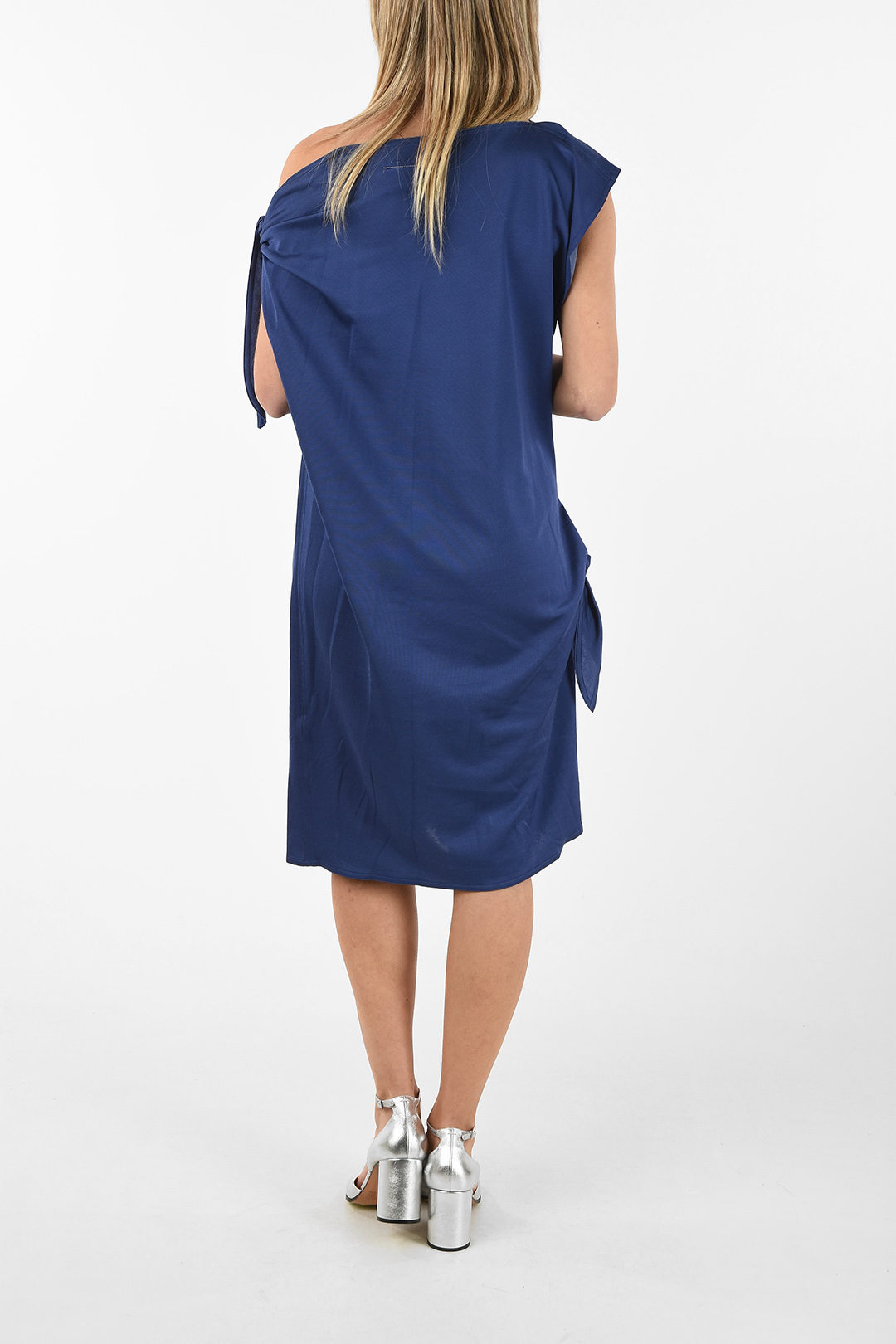 Maison Margiela MM6 One Shoulder below knee Tunic Dress