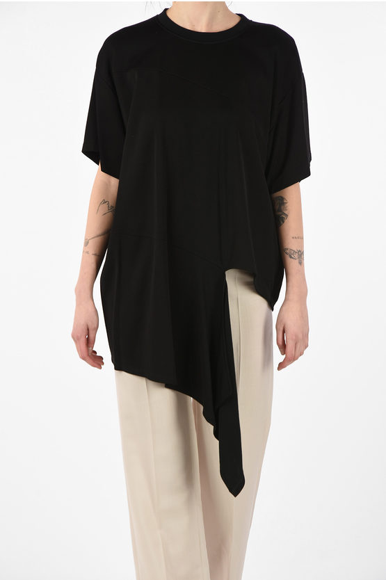 Maison Margiela MM6 Oversize Asymmetric T-shirt women