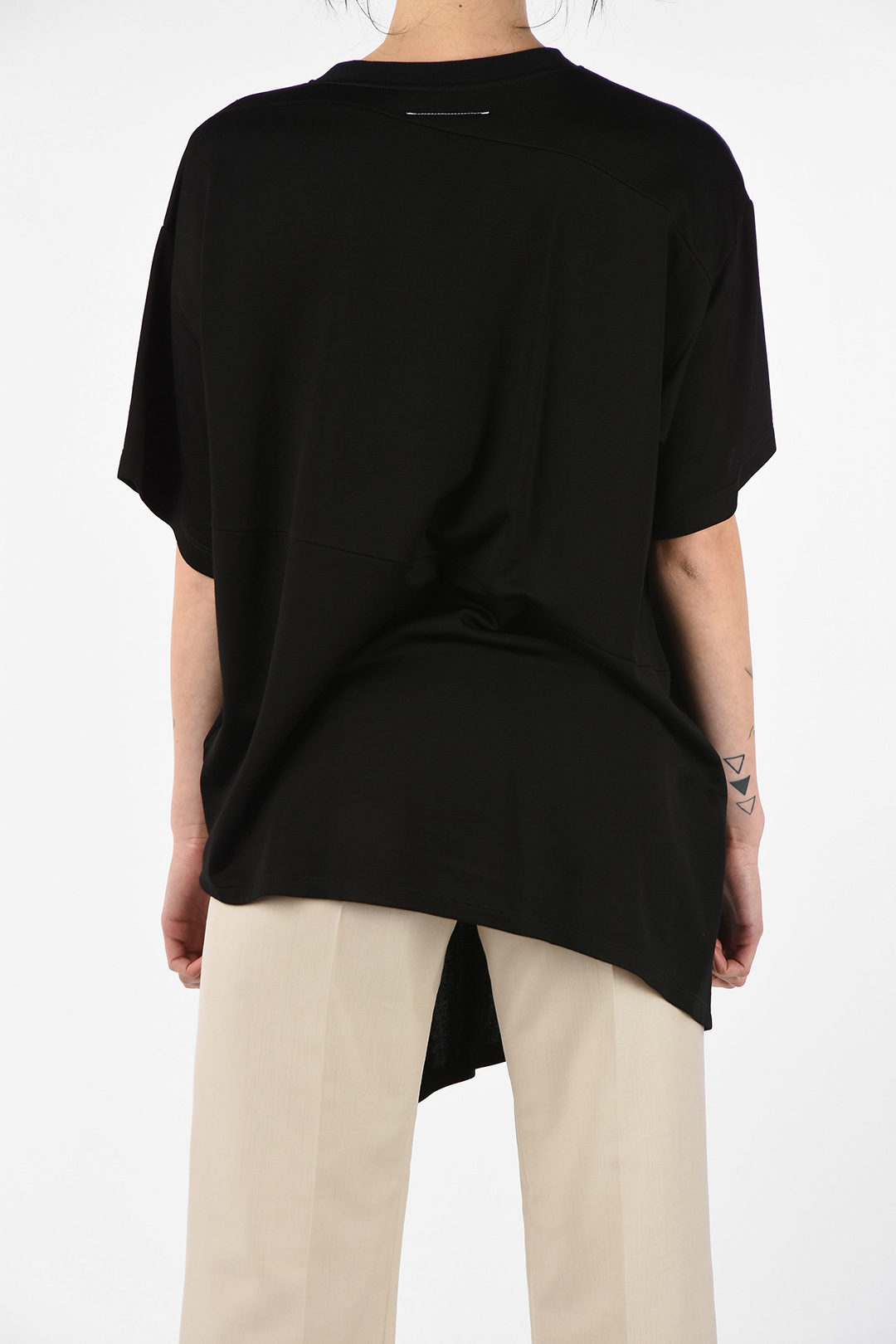 Maison Margiela MM6 Oversize Asymmetric T-shirt women