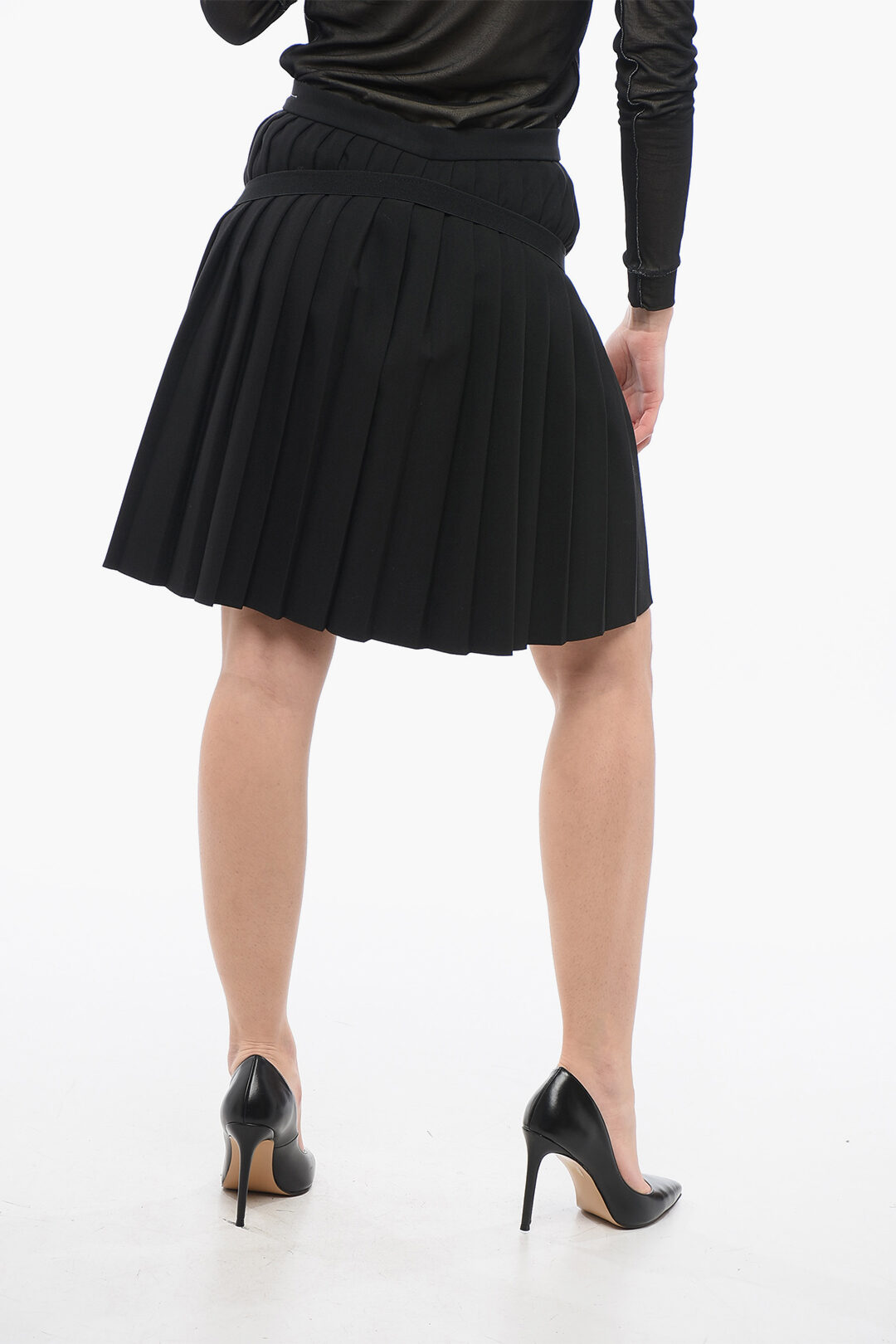 ミニスカート MAISON MARGIELA Women Mini Skirts 92286 S51MI0006S30383 9078 Leather miniskirt in brown - MM 6 Maison Margiela | Mytheresa