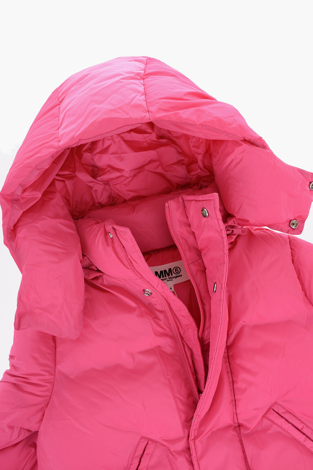 Maison Margiela Kids MM6 Solid Color Padded Jacket with