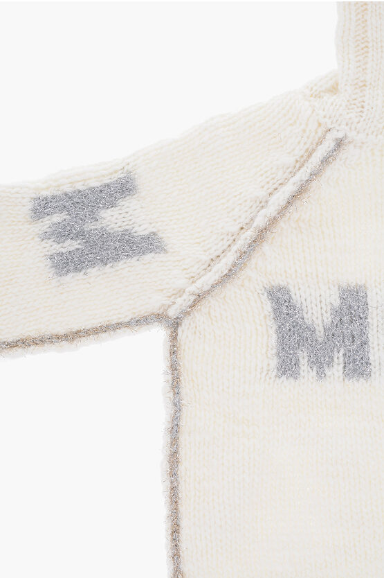 MM6 Turtleneck Sweater with Lurex Details