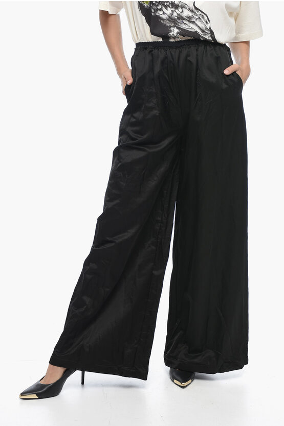 Maison Margiela Mm6 Viscose Blend Wide-leg Pants