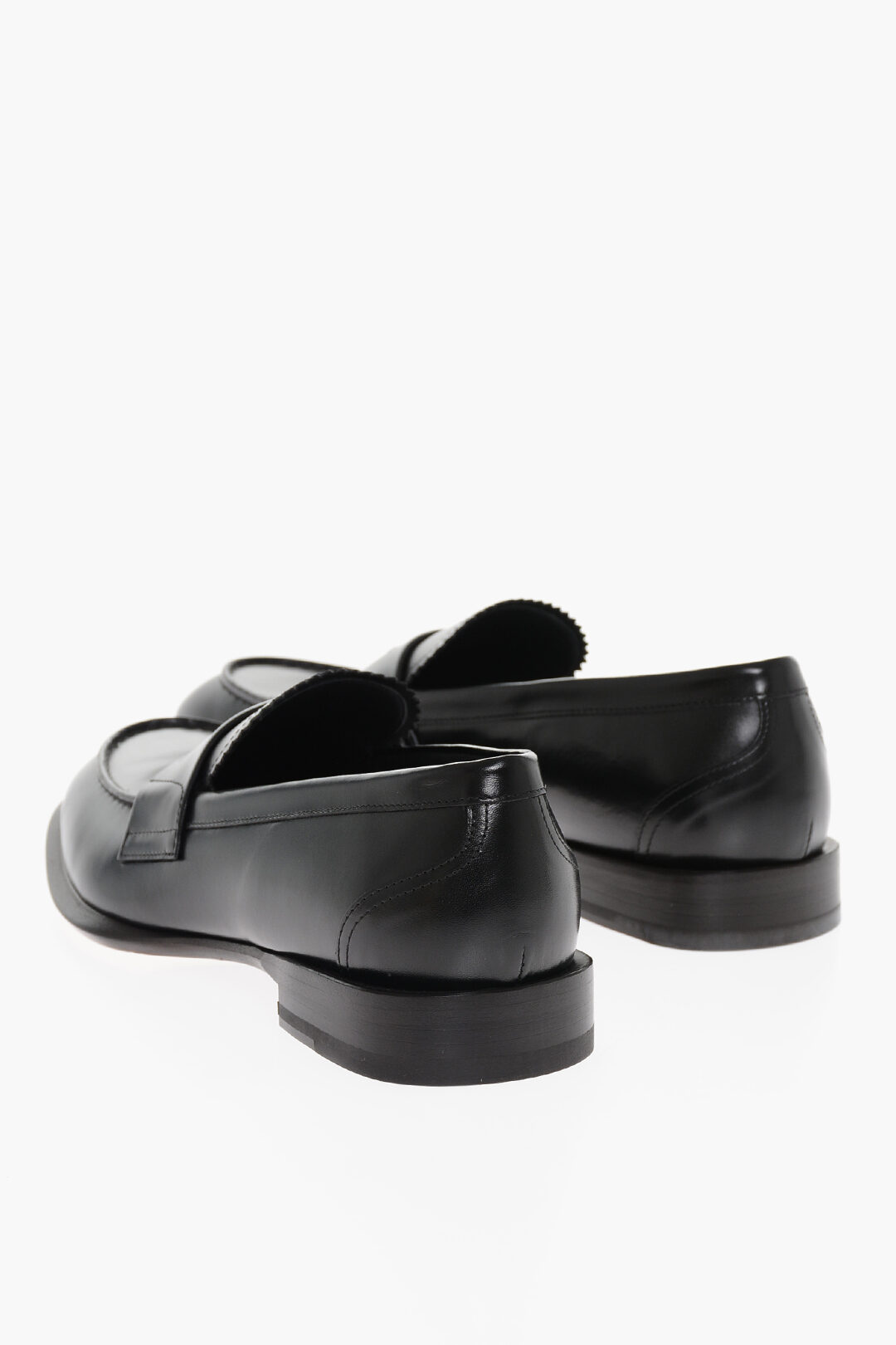 Mocassini Uomo In Pelle Made In Italy - Penny Loafer Classico, Suola In Gomma Antiscivolo, Elegante E Comodo