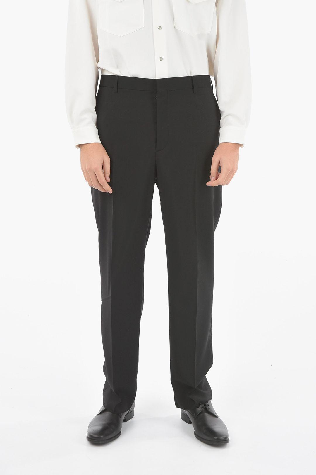 VALENTINO Mohair and Wool Dress Pants
