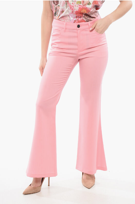 Marni Mohair Blend Pants With Flared Leg