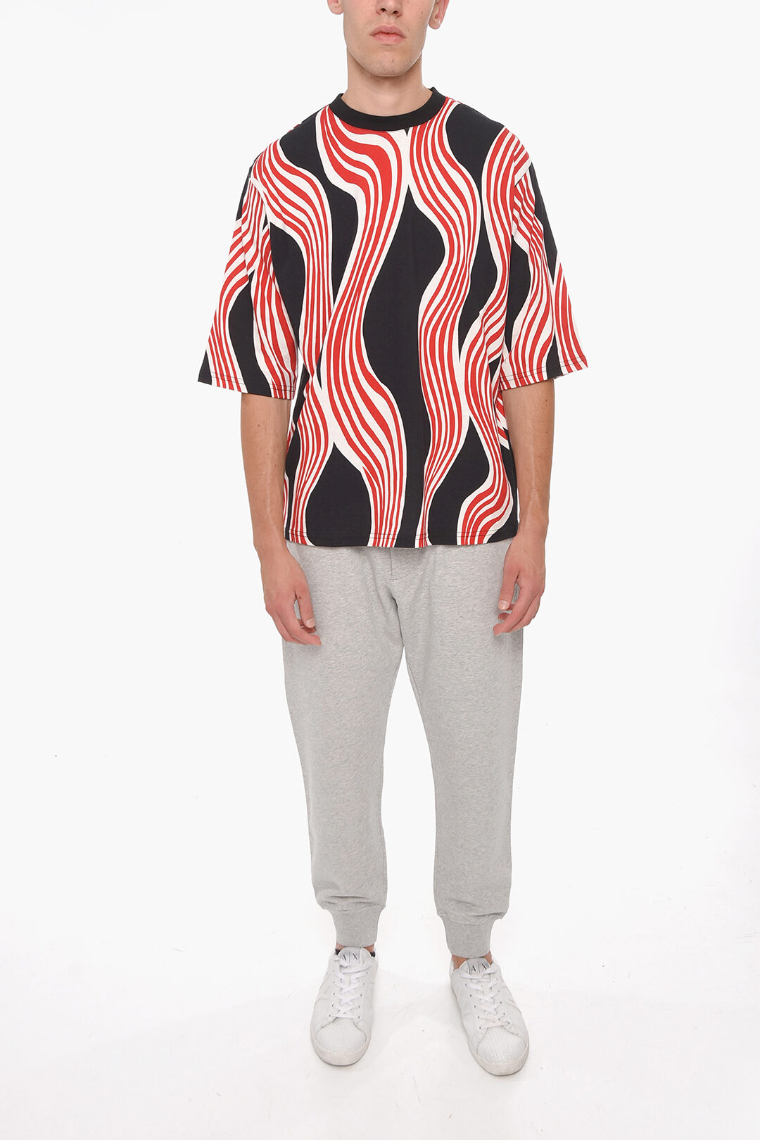 Moncler MONCLER 1 X JW ANDERSON Abstract Patterned Cotton T
