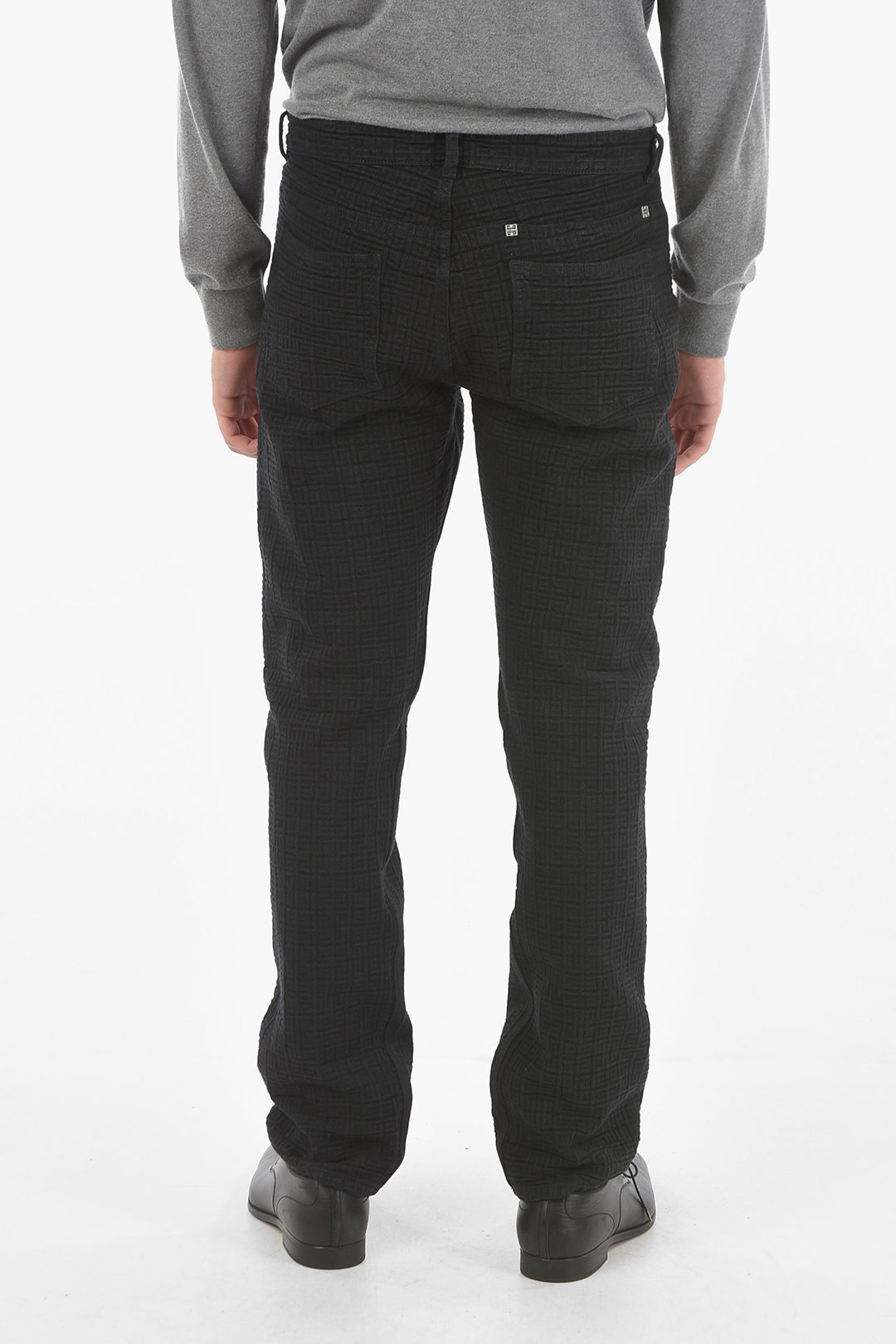 Givenchy Monogram Cotton Denim Jeans with Pockets on the