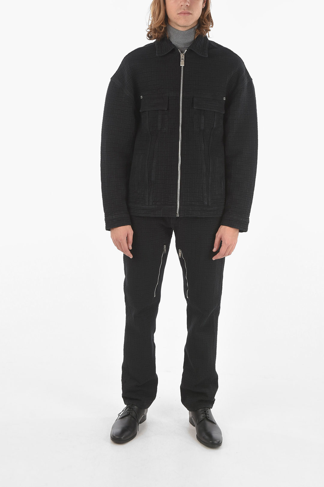 【関税&送料込み】Givenchy Monogram Denim Jacket Givenchy Monogram Denim Zip-up Jacket men - Glamood Outlet