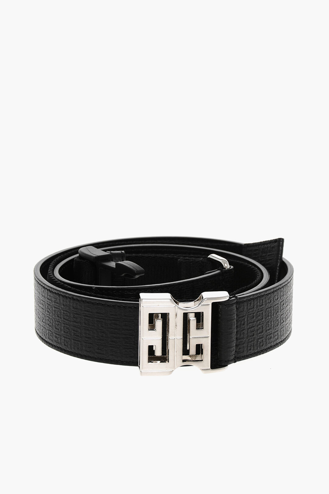 Givenchy Monogram Embossed RELEASE BUCKLE Leather Belt 25mm men