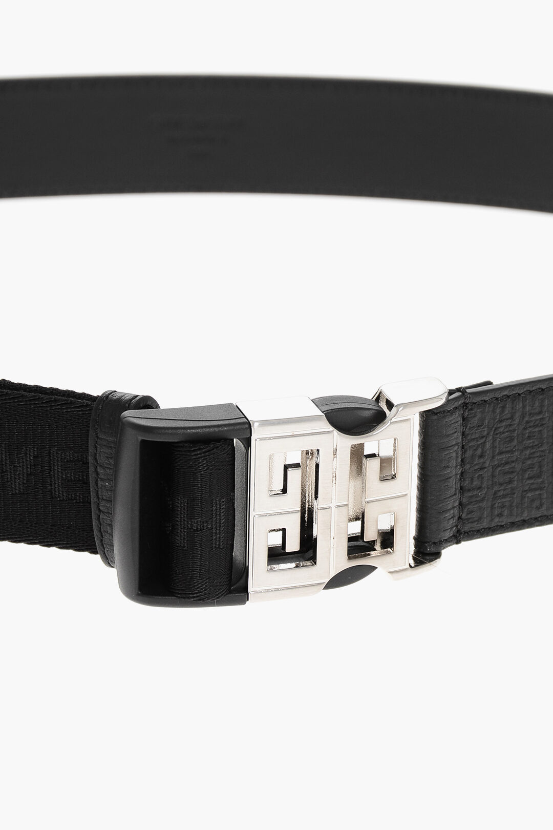 Givenchy Monogram Embossed RELEASE BUCKLE Leather Belt 25mm men