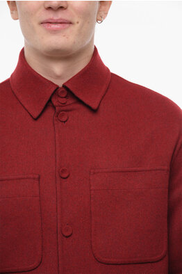 Fendi Monogram Patterned LOCK Silk Shirt men - Glamood Outlet