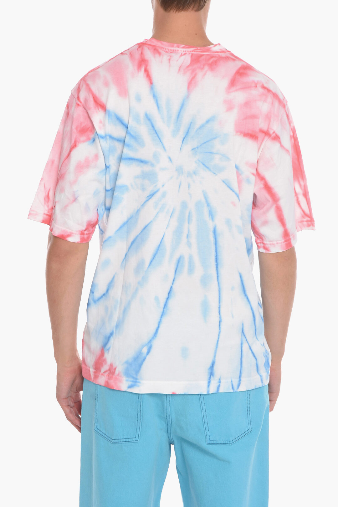 monogram tie & dye printed tee