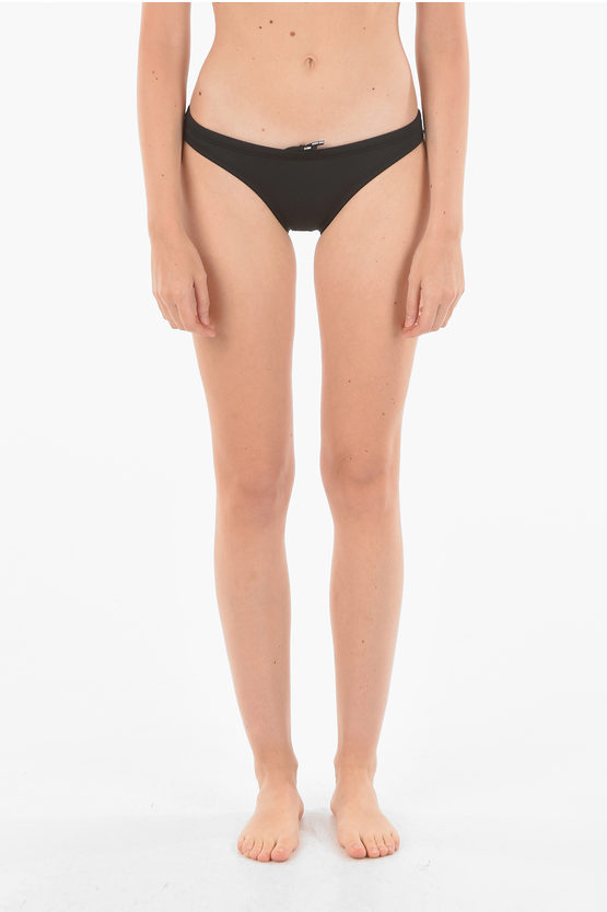 Nike Move To Zero Solid Color Bikini Bottom In Black