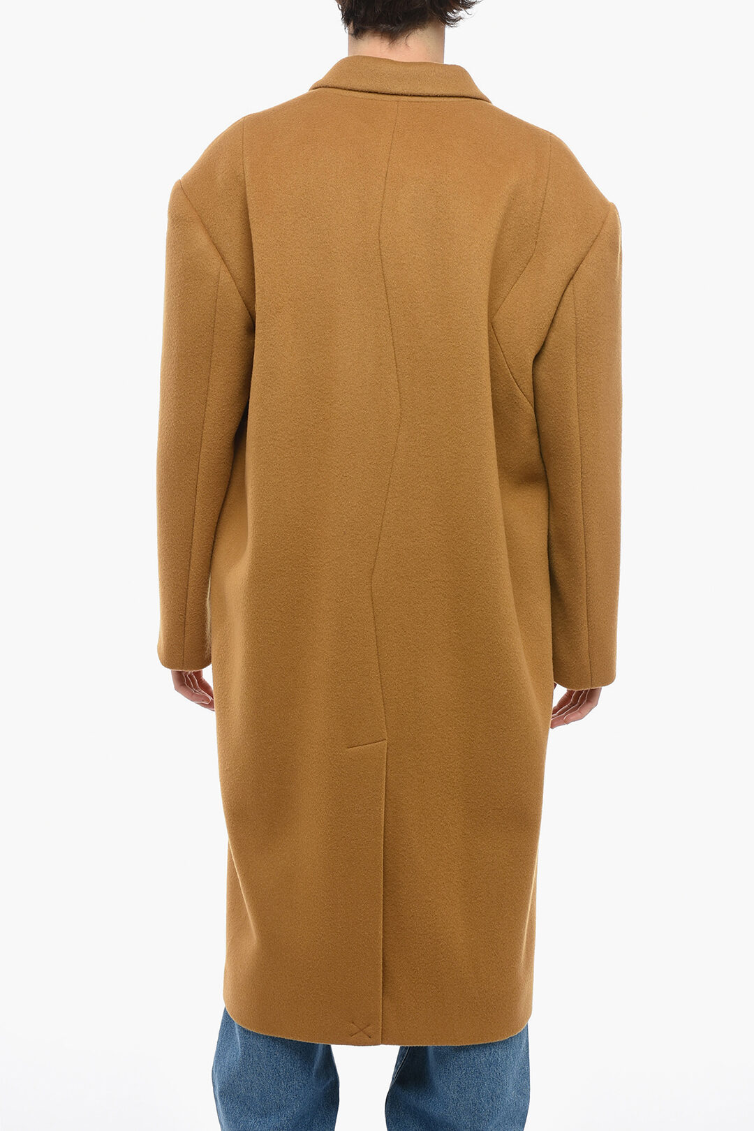 ジャケット・アウター adererror Sherlock double coat camel A1 Ader Error MOVIE COLLECTION Double-breasted SHERLOCK Wool Blend