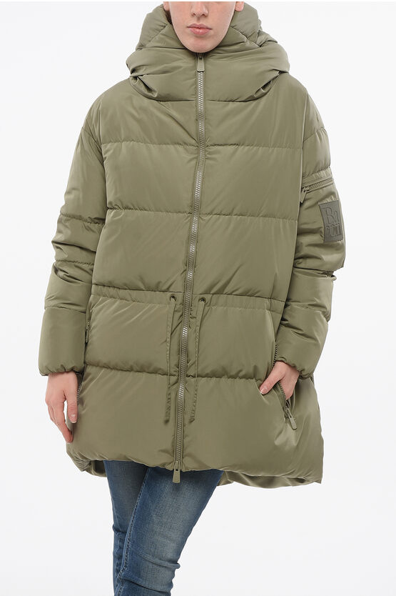 Bacon Multipocketed Cloud Down Jacket With Drawstringed Waist