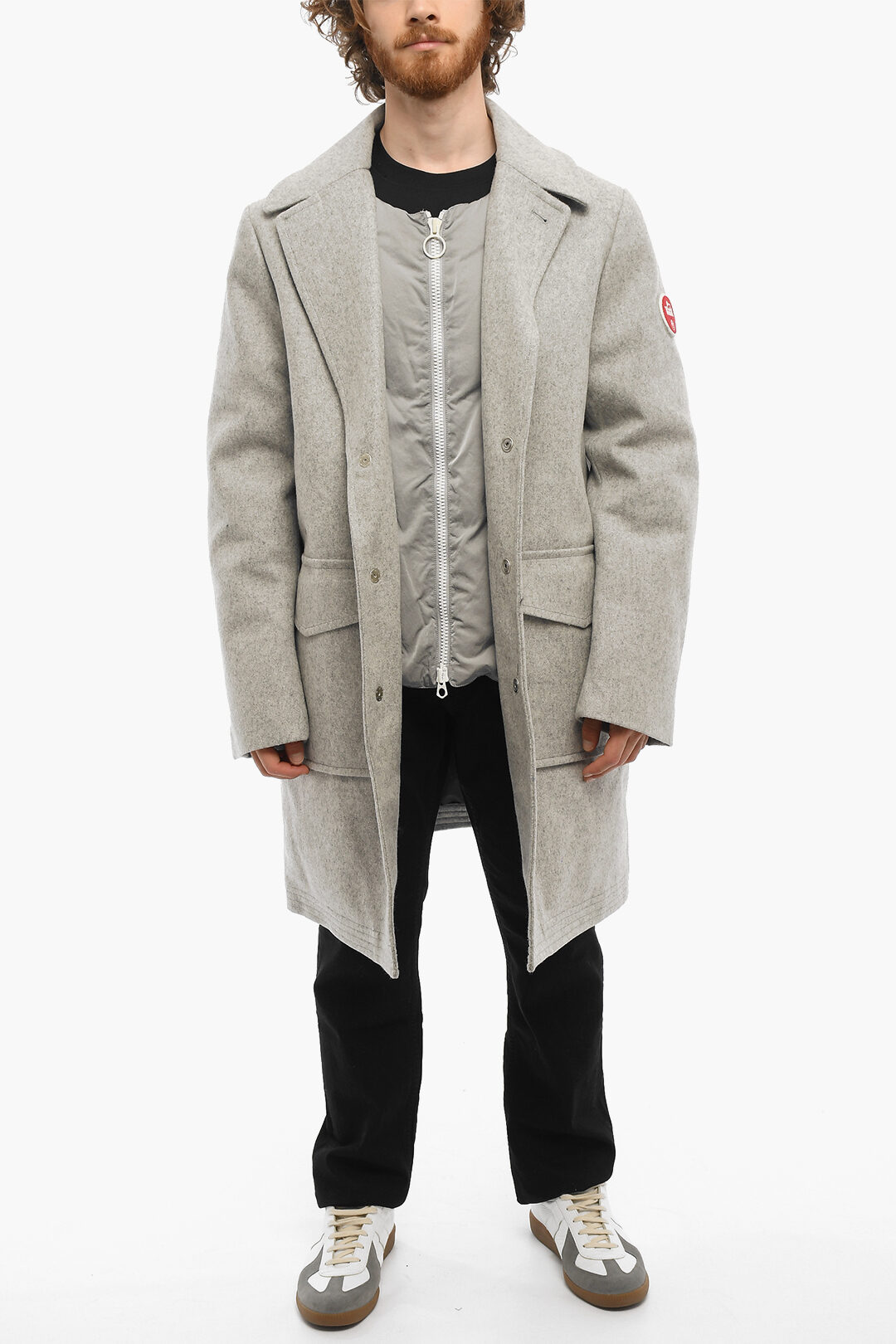 Woolrich NANAMICA Padded Coat with Removable Chest Piece men - Glamood ...
