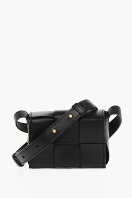 Bottega Veneta Bicolor Intreccio Soft-leather Bag-shaped