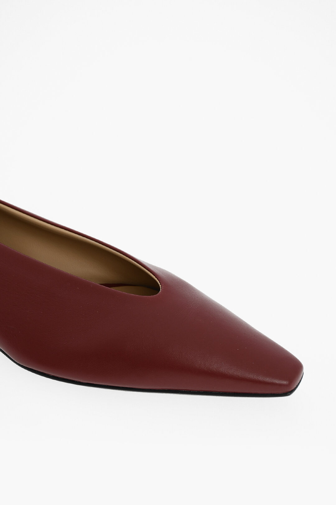 Bottega Veneta Nappa-leather ALMOND Ballet Flats with