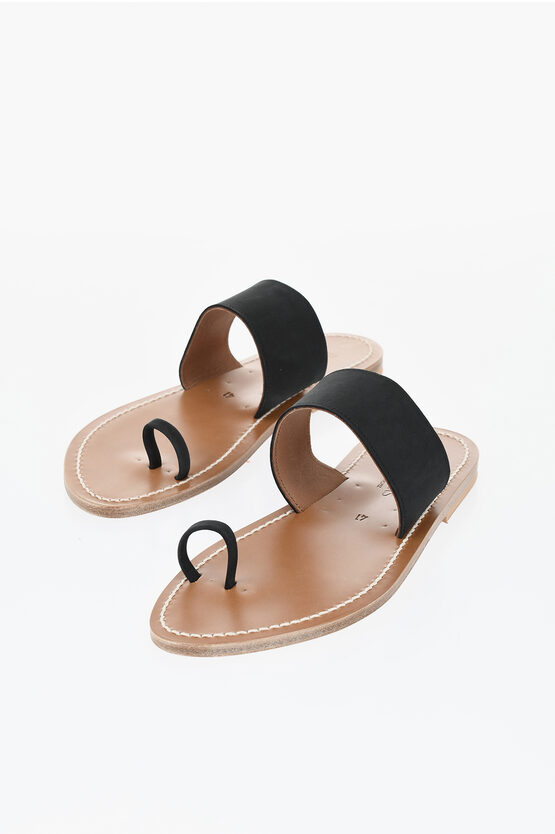K. Jacques Saint Tropez Nappa Leather Flip-flops Nagoya