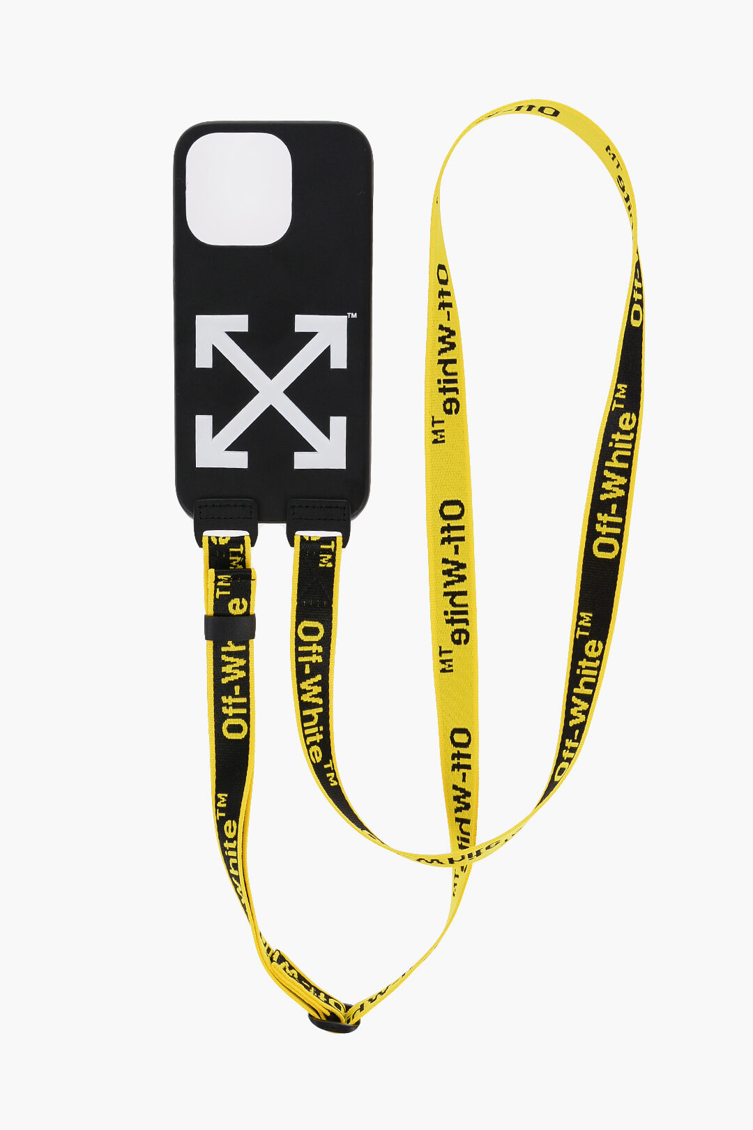 Off-White Neck 14 Pro Iphone Case with Embossed Logo men Glamood